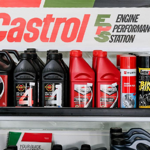 Castrol and oils at Findlaters Yamaha