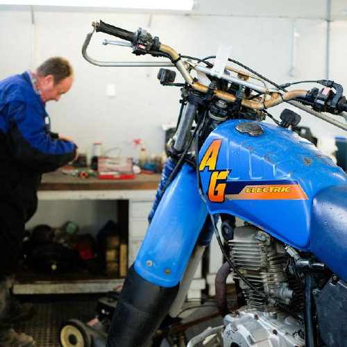 Findlaters Yamaha motorcycle workshop in Balclutha